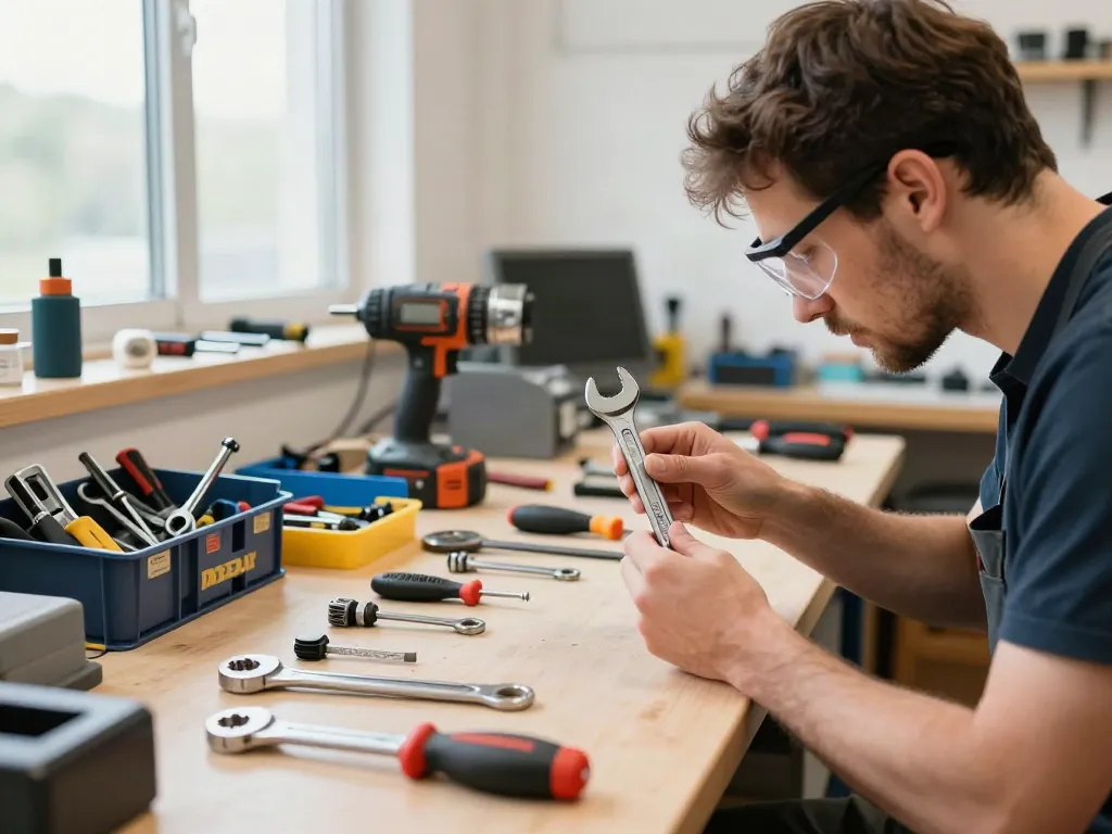 Utilizzo di beta tools in un laboratorio attrezzato da un tecnico esperto.